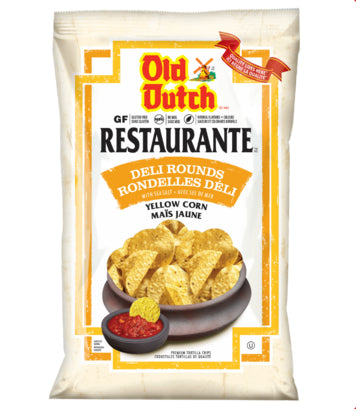 Old Dutch, Restaurante Deli Rounds Tortilla Chips, 372g/13.1oz