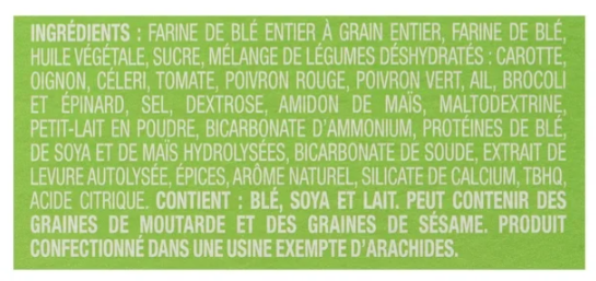 Dare Breton Veggie Bites Pouches 6ct, 132g