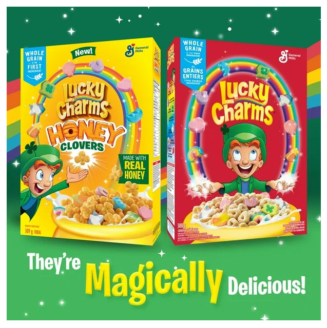 Lucky Charms Canadian Breakfast Cereal, 300g