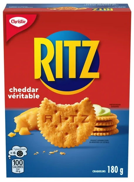 Ritz Real Cheddar Cheese Crackers, 180g