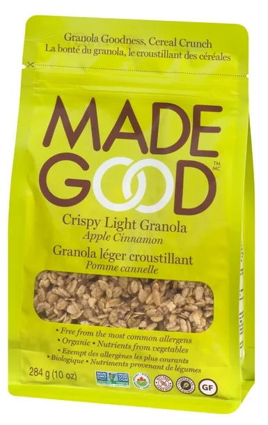 MadeGood Apple Cinnamon Crispy Light Granola 284g