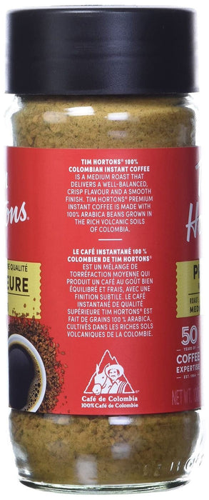 Tim Hortons Medium Instant Coffee 100g/3.5oz Jar