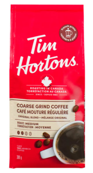 Tim Hortons Ground Coffee Coarse Grind Original 300g
