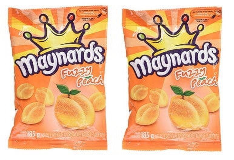 Maynards Fuzzy Peach Gummy Candy 154g Each 2 Bags