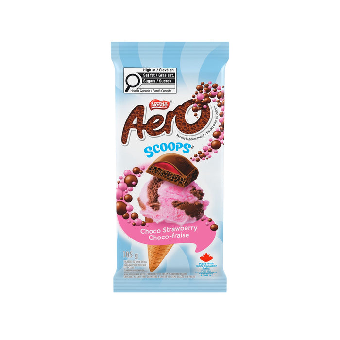 Aero Scoops Choco Strawberry Milk Chocolate with Strawberry Ice Cream Flavor