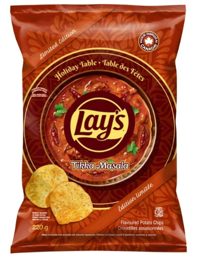 Lay's Tikka Masala Flavored Potato Chips, 220g