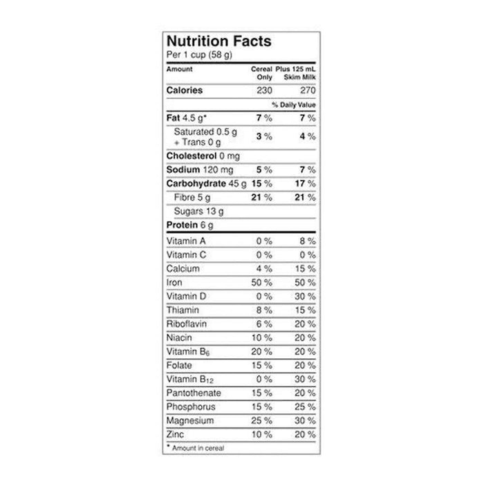 Oatmeal Crisp Almond Cereal Family 628g/22.15oz, 6 BOXES