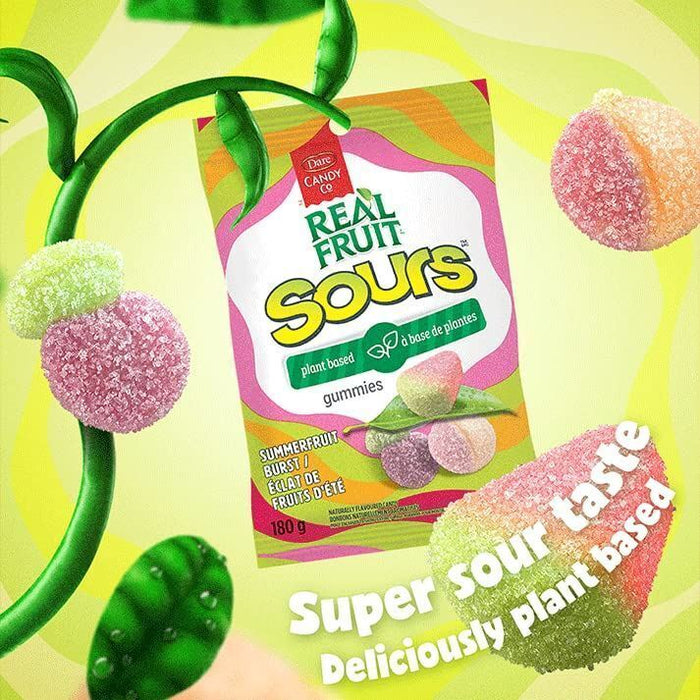 Realfruit Sours Summerfruit Burst Candy 350g Bag