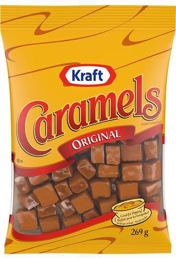 Kraft Original Caramels Chewy Candy 269g/9.5oz Bag