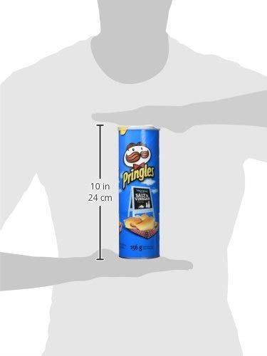 Pringles Salt and Vinegar Potato Chips, 156g Standard Can