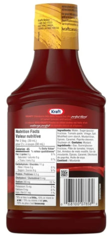 Kraft Chicken & Rib BBQ Sauce, 455ml