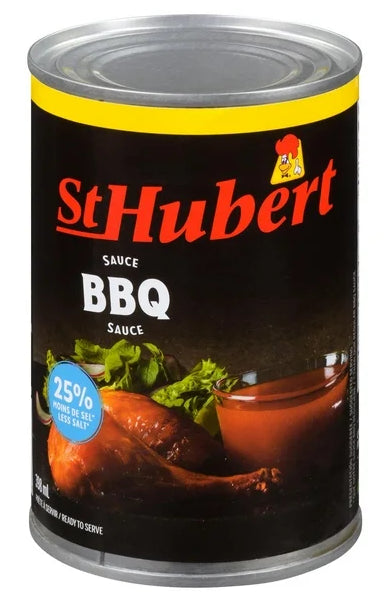 St. Hubert BBQ Sauce with Less Salt, 398mL