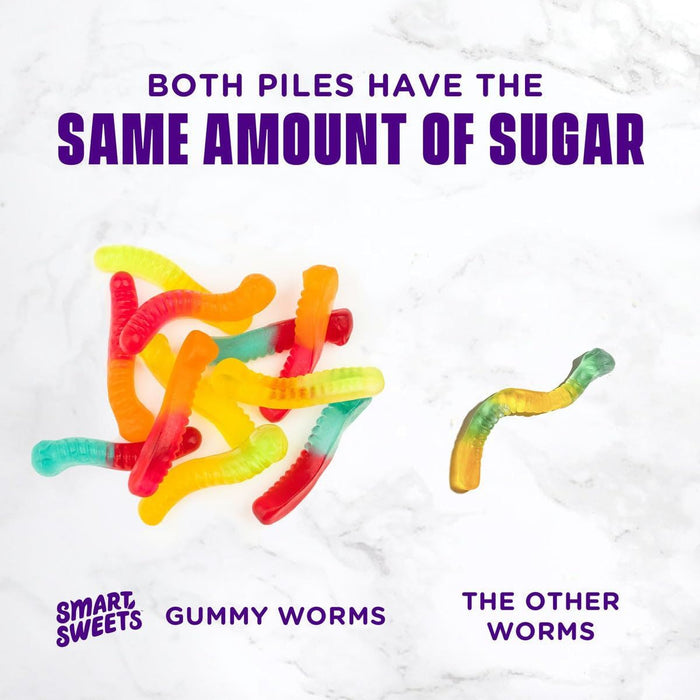 Smart Sweets Gummy Worms, 50g