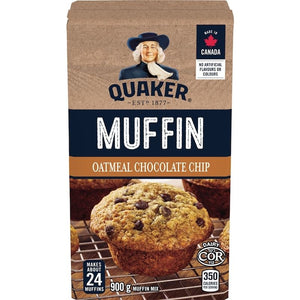 Quaker Oatmeal Chocolate Chip Muffin Mix, 900g