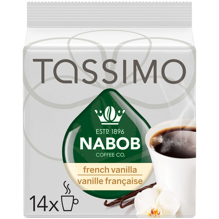 Nabob Cafe Collection French Vanilla Coffee (Medium), 14-Count T-Discs