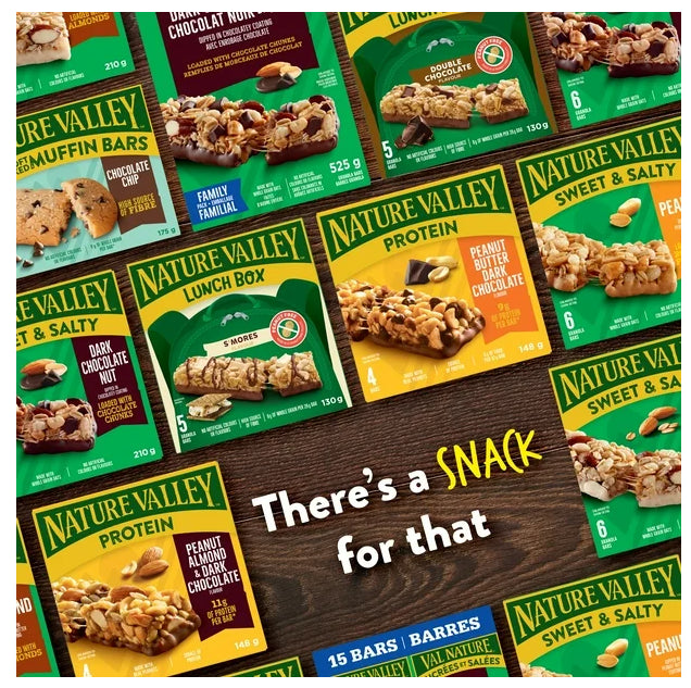 Nature Valley Crunchy Granola Bars, Roasted Almond, 5ct, 230g