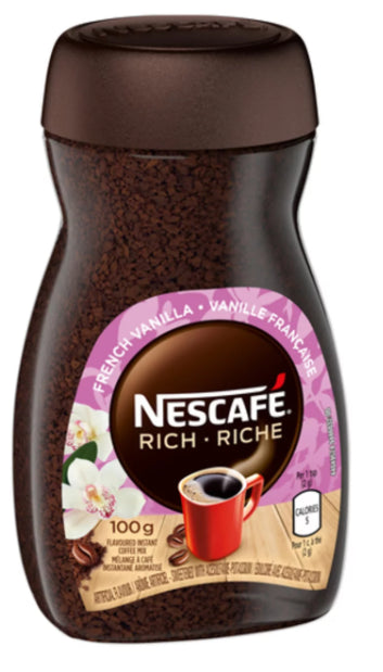 Nescafe Rich Instant Coffee French Vanilla 100g