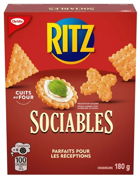 Ritz Sociables Crackers, 180g