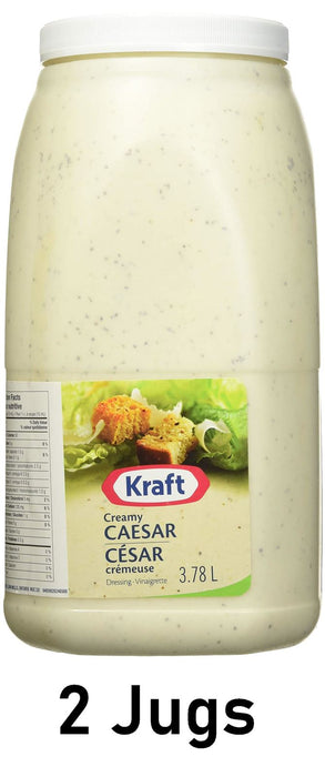 Kraft Creamy Caesar Dressing 1 Gallon Each 2 Jugs