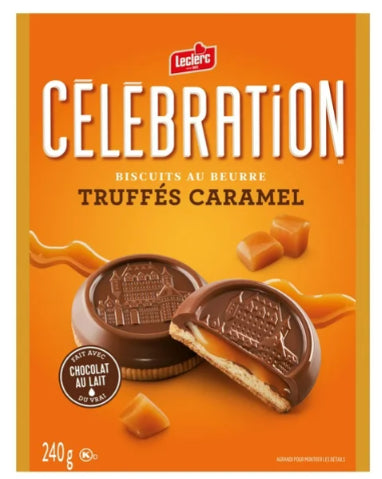 Celebration Milk Chocolate Butter Caramel Truffle Cookies, 240g