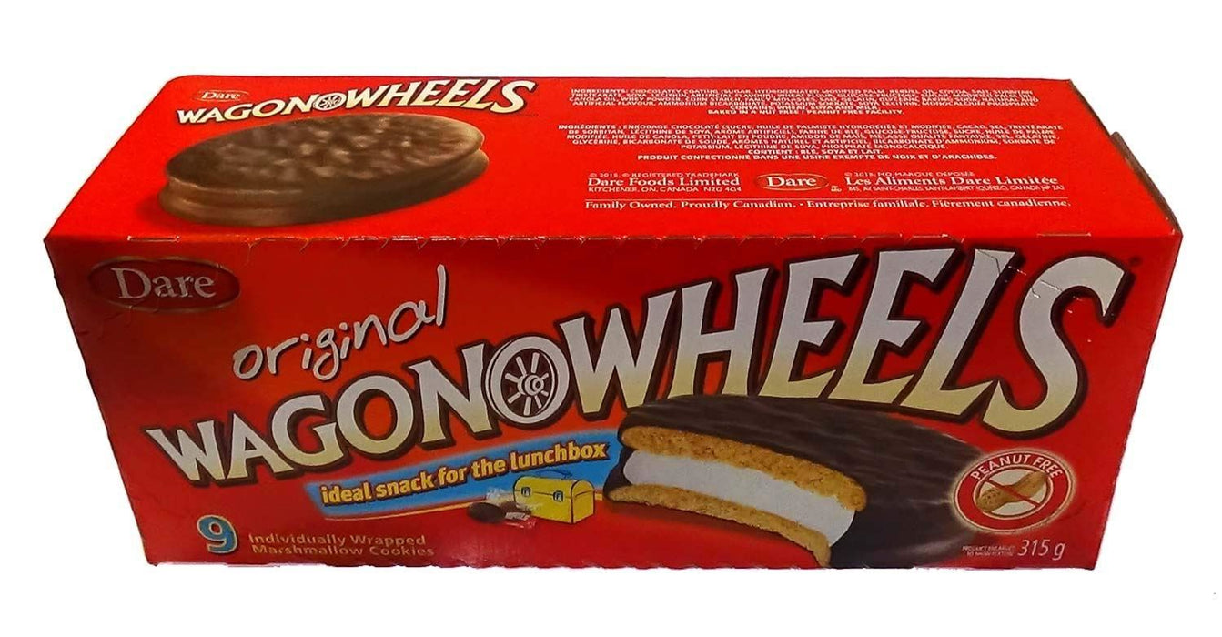 The Original Wagon Wheels, Marshmallow Cookies, 9 Count Each 2 Boxes (18)