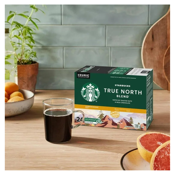 Starbucks Coffee Pods True North Blend 10 K-Cups 120 g