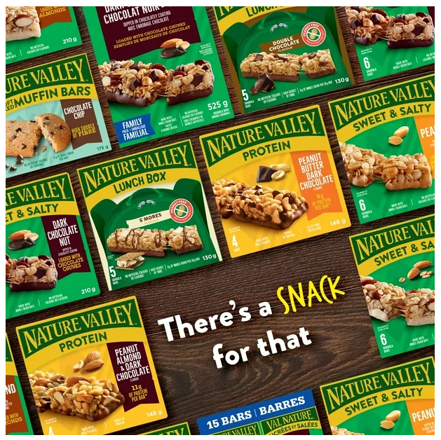 Nature Valley Lunchbox S'Mores Granola Bars, 5 ct, 130g