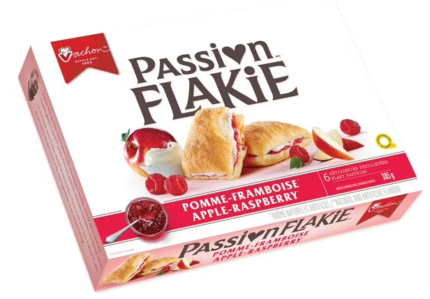 Vachon Passion Flakie Apple-Raspberry Flaky Pastries, 305g