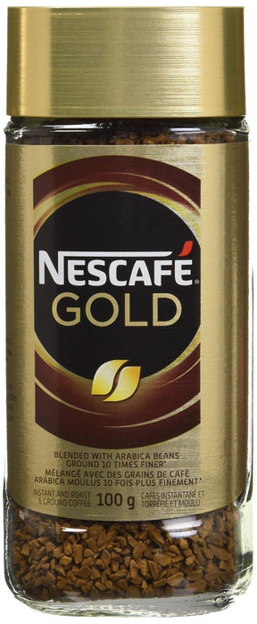 NESCAFE Gold Medium Roast Instant Coffee, 100g Jar - CanadaGrocery