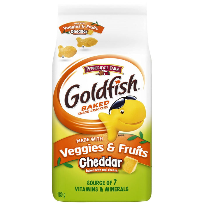 Pepperidge Farm Goldfish, Veggies & Fruits Crackers, 180g/6.1oz