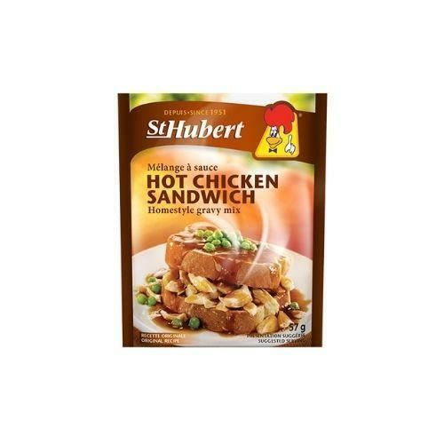 St-Hubert Hot Chicken Sandwich Homestyle Gravy Mix 57g, 2oz Each 24 Packets