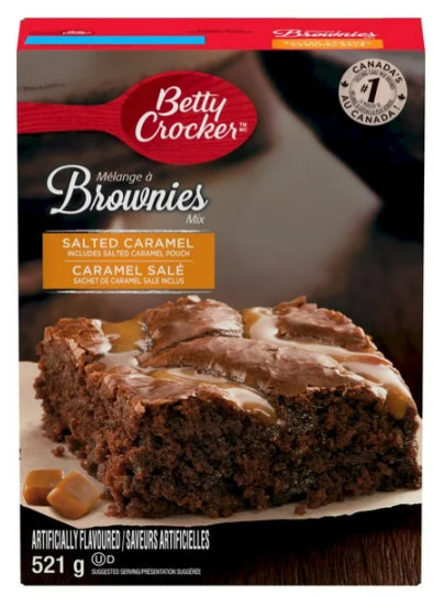 Betty Crocker Salted Caramel Brownies Mix, 521g