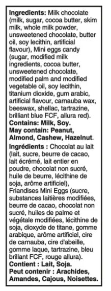 Cadbury Dairy Milk, Mini Eggs, Mini Chocolatey Candy Bars, 8 Mini Bars, 152g