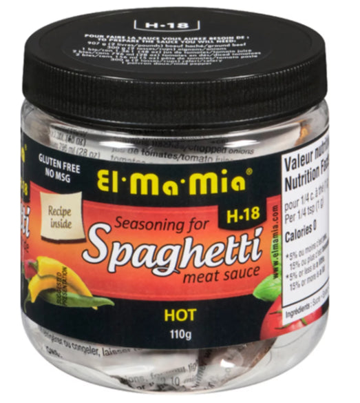 El-Ma-Mia H18 Seasoning Spaghetti Meat Sauce Hot 110g