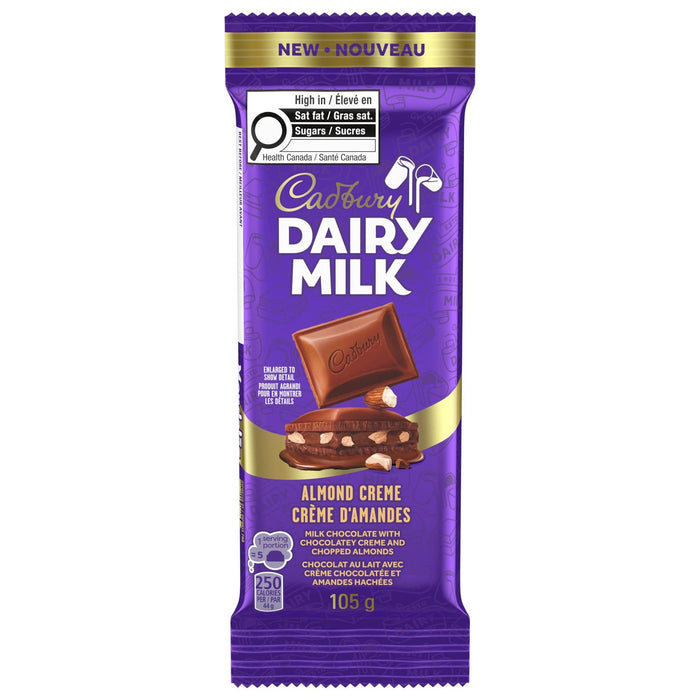 Cadbury Dairy Milk Almond Creme, 105g