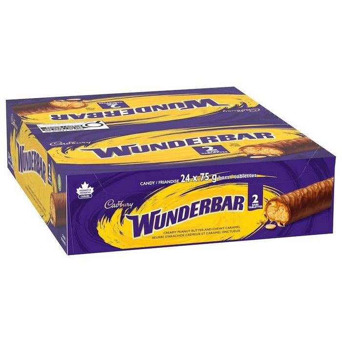 Cadbury Wunderbar King Size Candy Bars Case, 24x75g