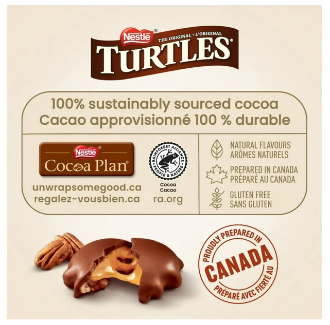 Nestle Turtles Classic Recipe Holiday Gift Chocolates, 350g