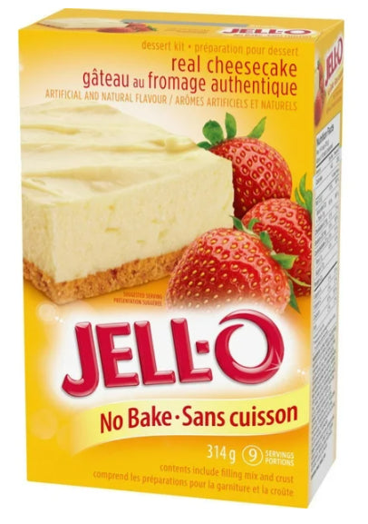 Jell-O No Bake Classic Cheesecake Dessert Kit, 314g