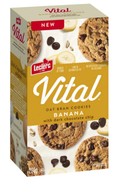 Vital Oat Bran Cookie Chocolate Chip Banana 280g