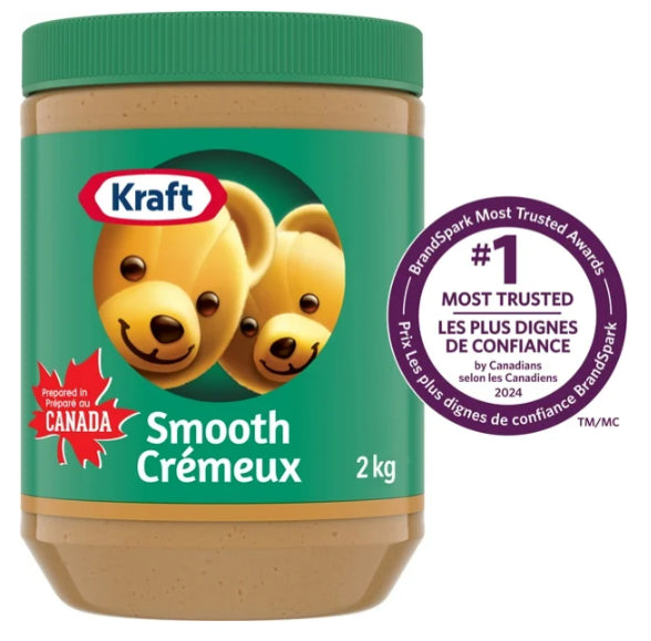 Kraft Smooth Peanut Butter, 2kg