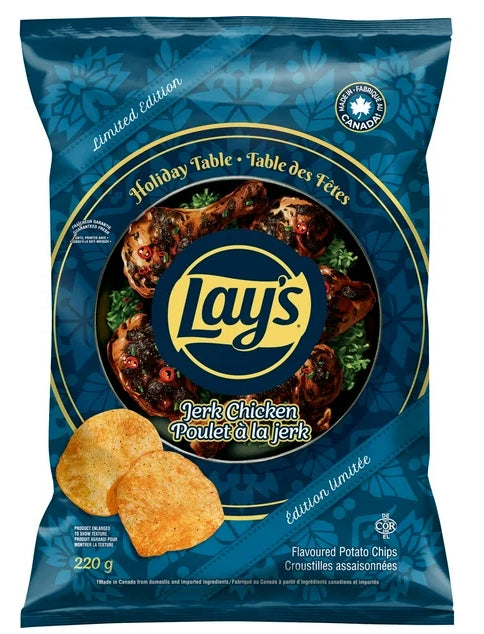 Lay's Jerk Chicken Flavored Potato Chips, 220g