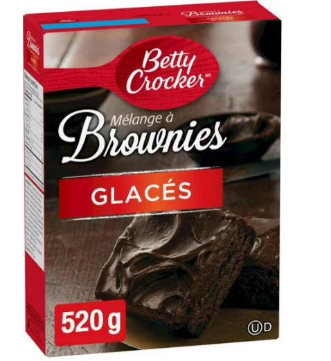 Betty Crocker Chocolate Brownies Baking Mix with Chocolate Frosting, 550g