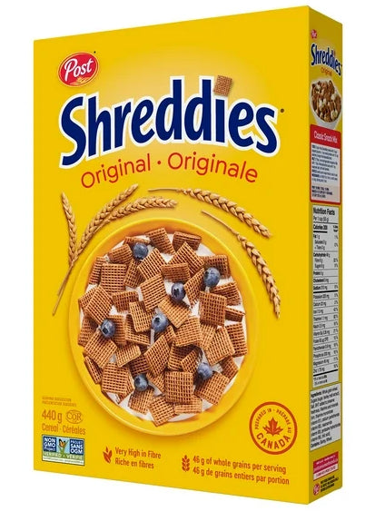 Post Shreddies Original Breakfast Cereal, 440g