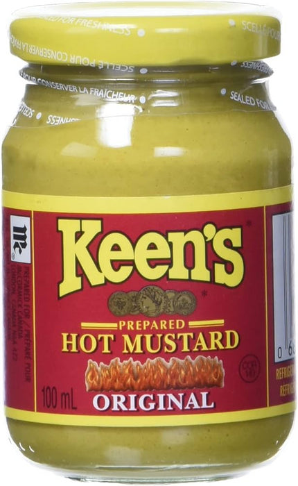 Keen's Prepared, Hot Mustard, 100ml/3.4oz