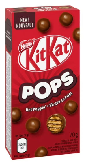 Kit Kat Pops Milk Chocolate Snacks Carton, 70g