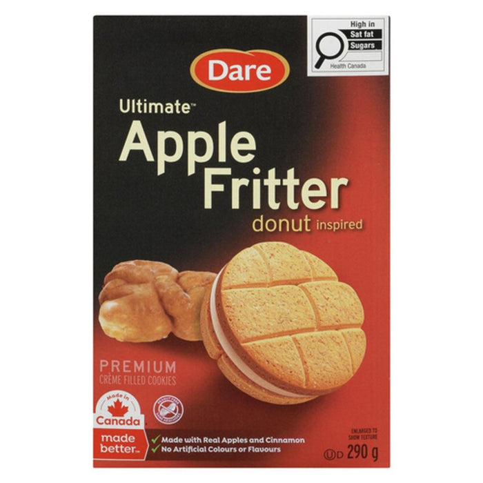 Dare Ultimate Apple Fritter Creme Filled Cookies, 290g