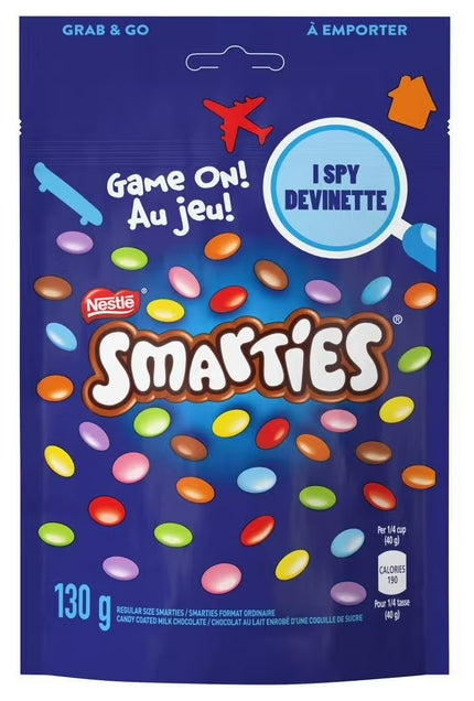 Nestle Smarties Candy Coated Milk Chocolate Bag, 130g