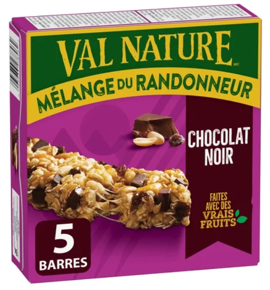 Nature Valley Chewy Trail Mix Granola Bars, Dark Chocolate, 5ct, 175g