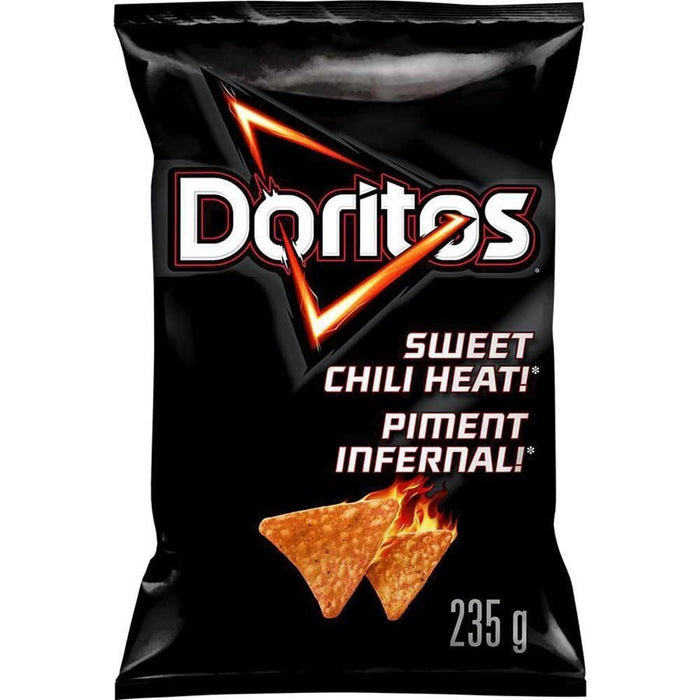 Doritos Sweet Chili Heat Tortilla Chips, 235g/8.3 oz., Bag, {Canadian Product}