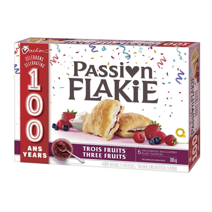 Vachon Passion Flakie, Three Fruits, 305g Box